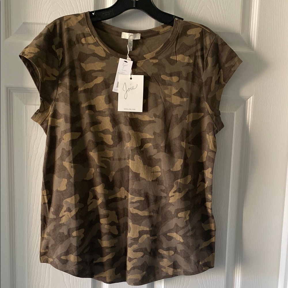 Joie Women's Camouflage Brown Top